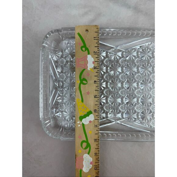 EAPG Antique Richards Hartley Daisy Button Crossbars Serving Tray1890s Mn Glow - Picture 9 of 10